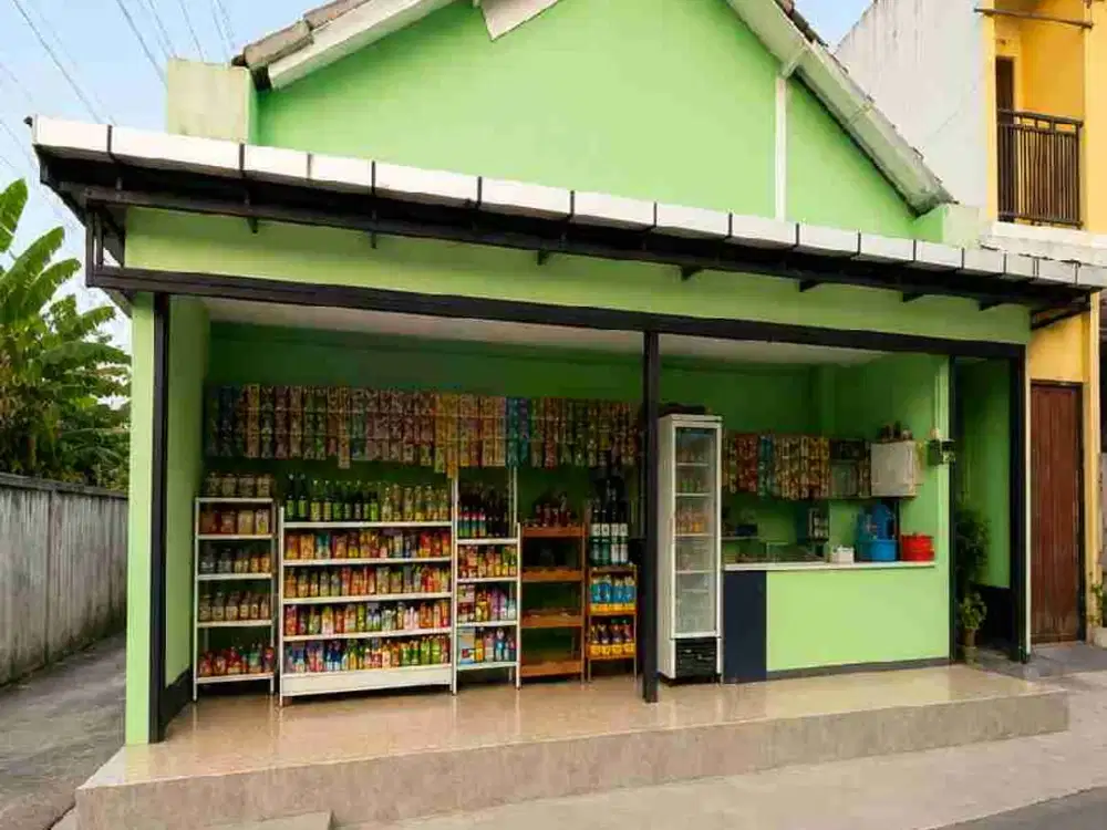 rumah plus toko lokasi jajar solo strategis