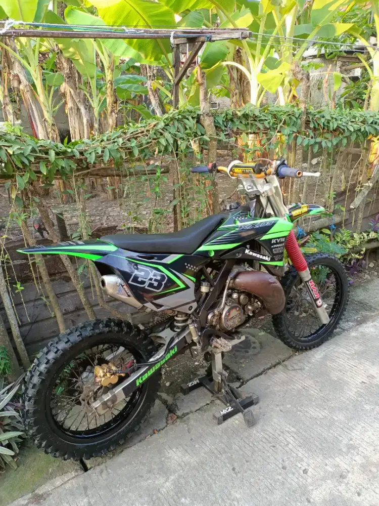 Trail Kx85 mesin ninja ss
