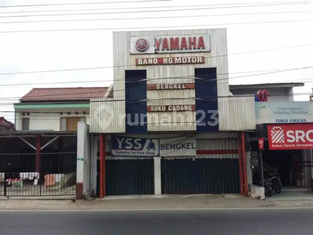 Dijual Eks Bengkel Motor di Mainroad Garut