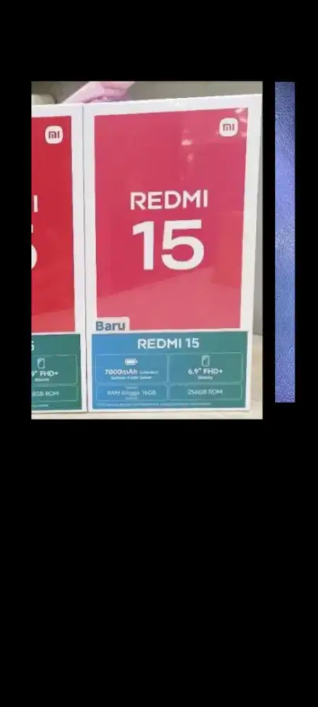 Xiaomi redmi 15 256gb ram 8gb danjg 15C garansi resmi