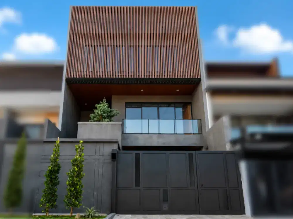 Rumah Modern Contemporary di Permata Buana