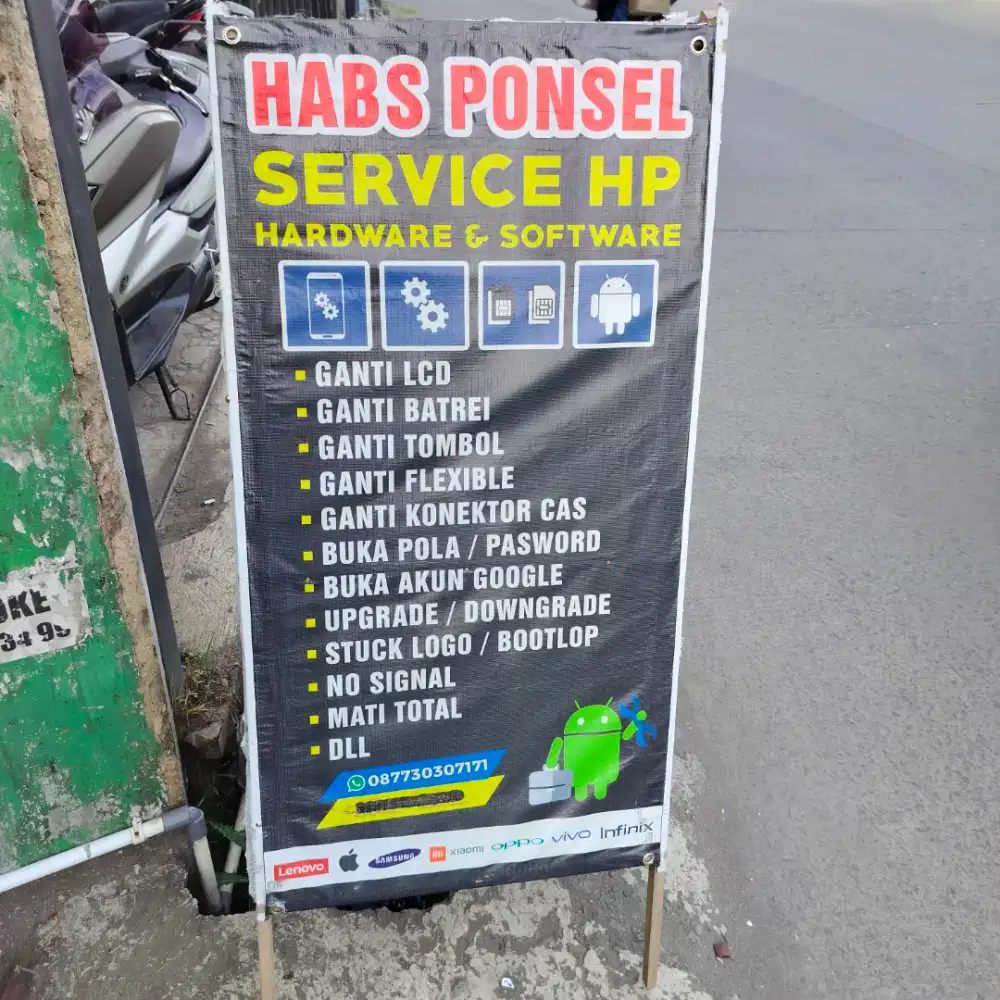 Service hp software dan hardware bisa ditunggu