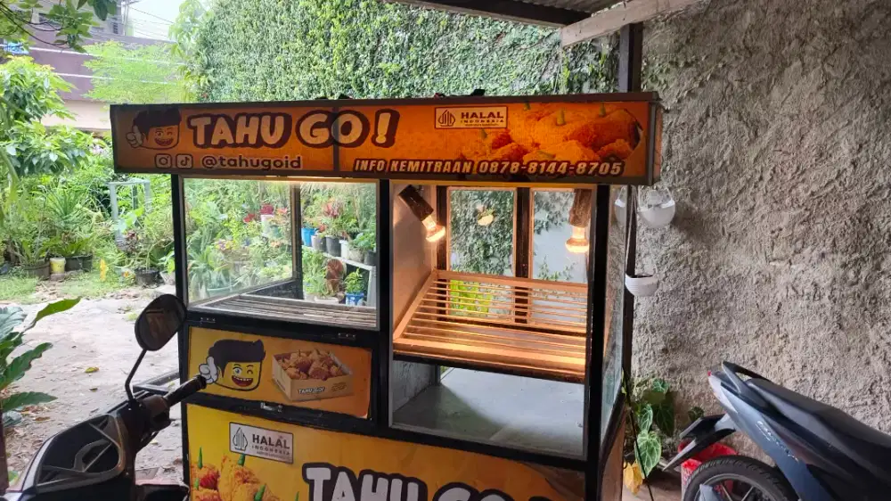 Gerobak gorengan Tahu Go! Gerobak Chicken