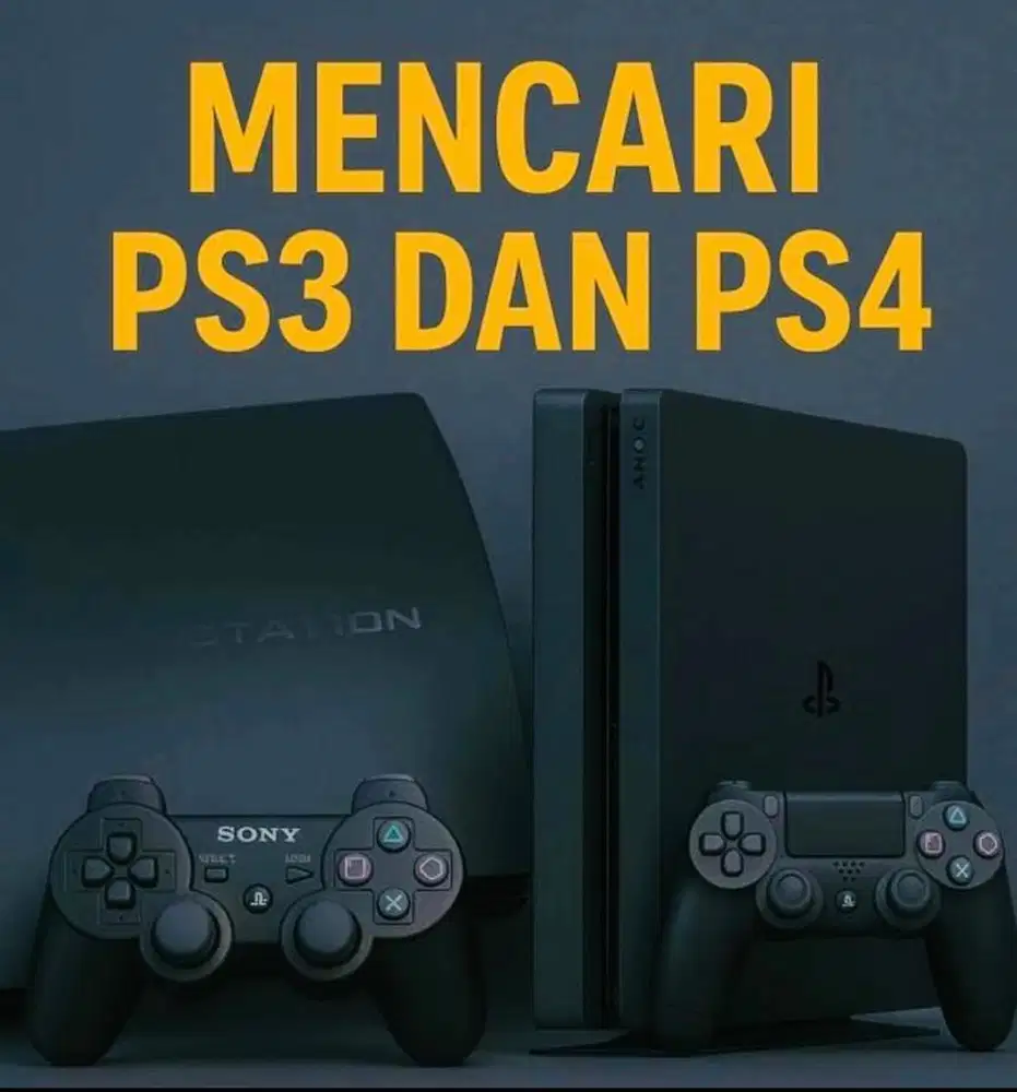 MENCARI PS3,PS4 dan PS5