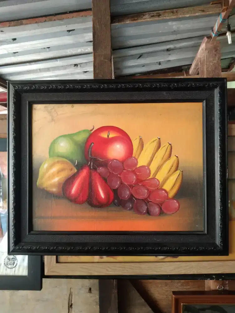 Jual murah 1 bh lukisan buah