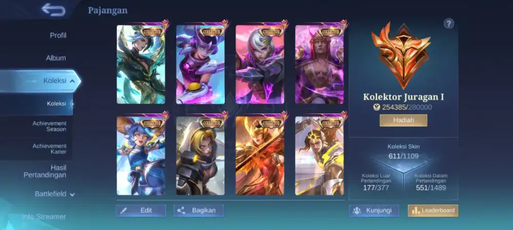Akun ML COD only