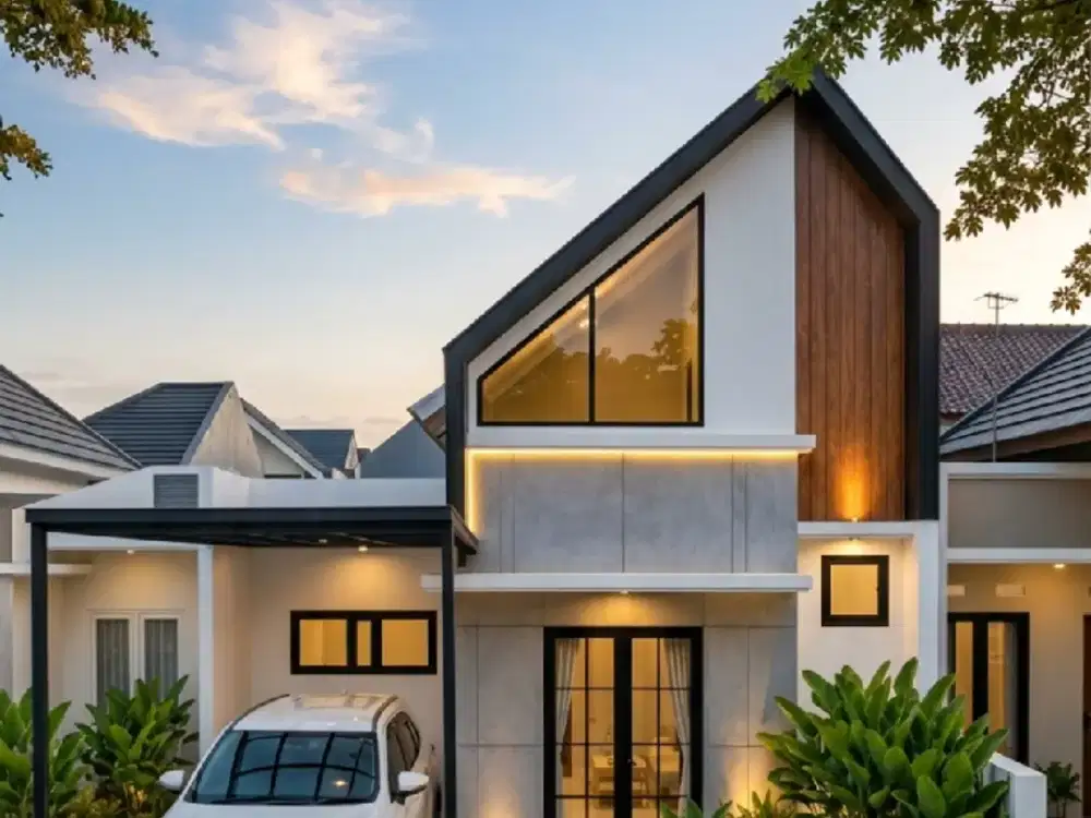 rumah indent cluster dekat solobaru strategis