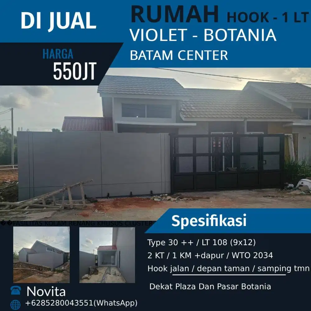 Rumah Violet   Botania Batam Center