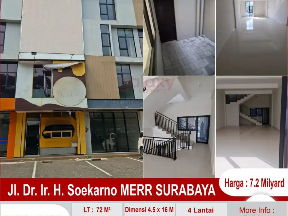 Ruko 4 Lantai Siap Pakai Di Easton MERR Surabaya
