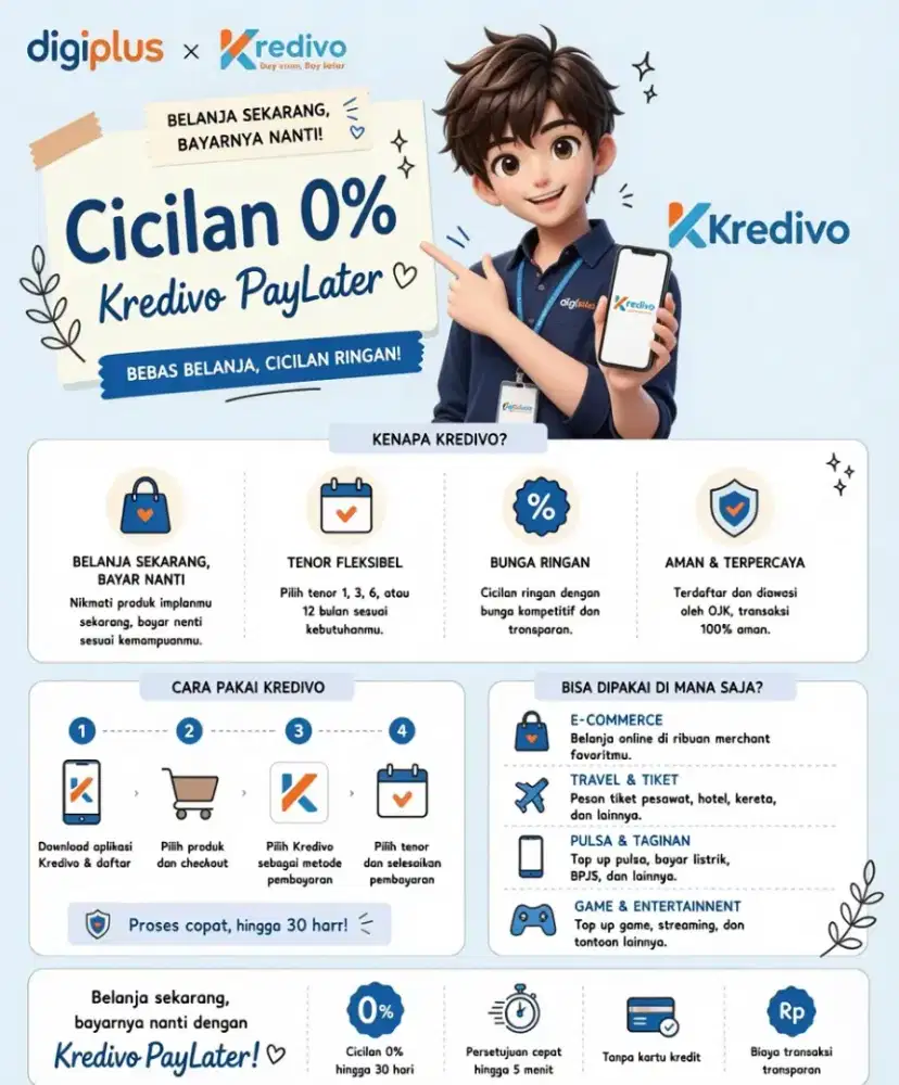 Kredit hp cukup pakai KTP