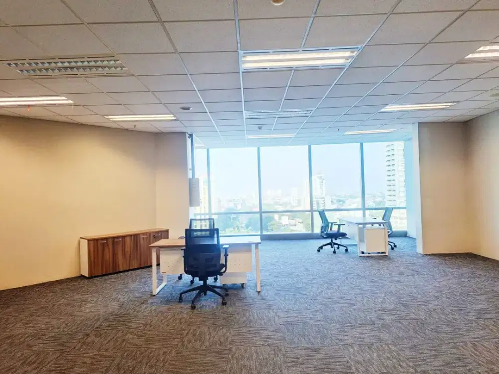 HOT STOCK FULL FURNISHED Disewakan Ruang Kantor 114sqm - Prudential Centre Kota Kasablanka - Menteng - Tebet - Kuningan