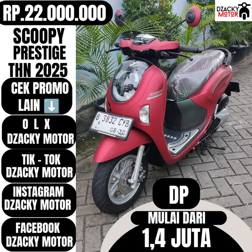 SCOOPY PRESTIGE 2025 SECOND LIKE NEW