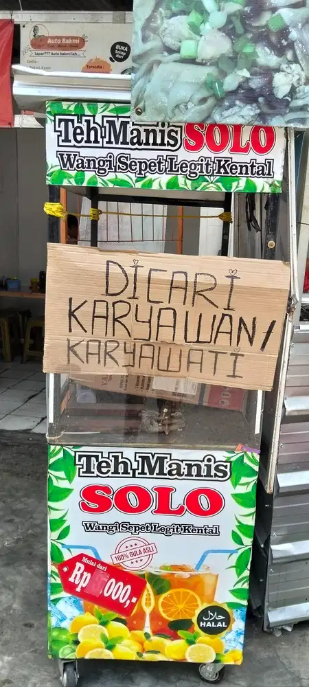Lowongan pekerjaan teh solo