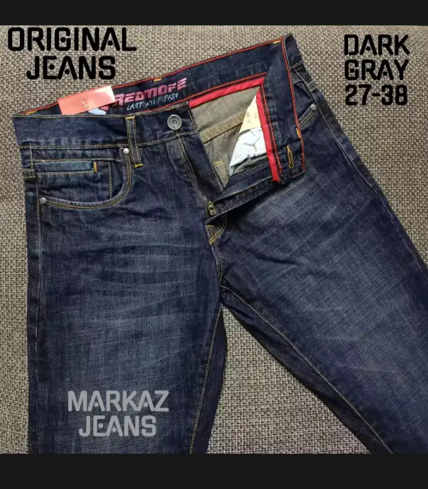Celana levis panjang pria redmofe - jeans reguler terbaru