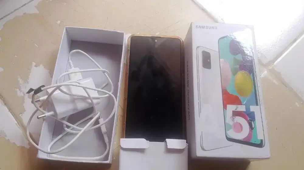 Jual samsung a51 lengkap,nfc aktip.