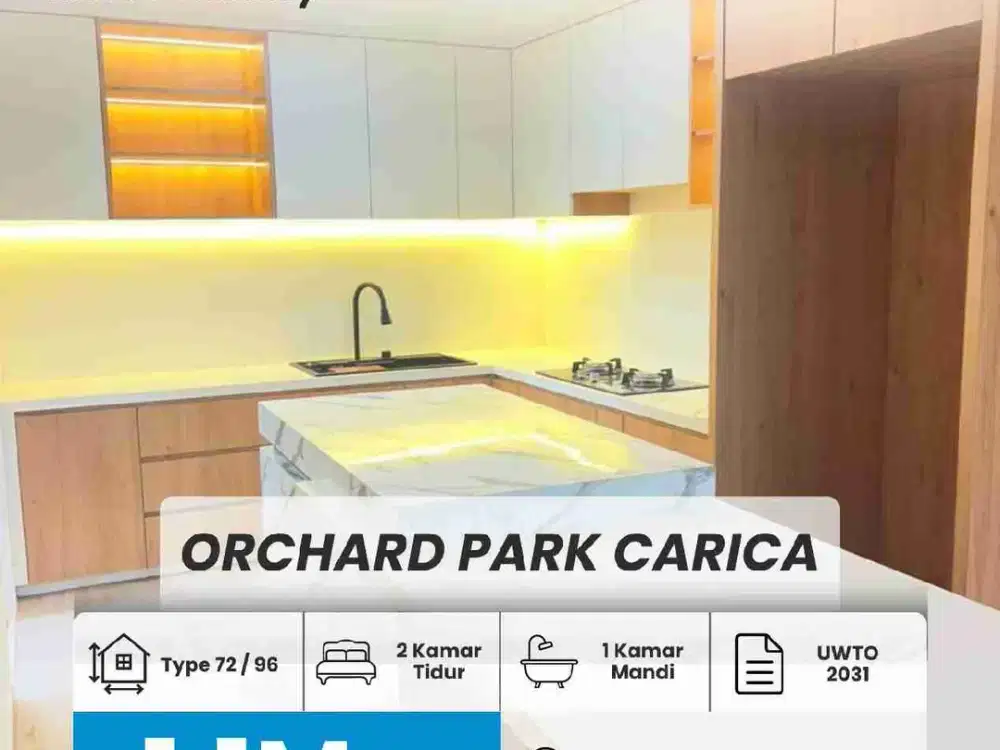 DIJUAL RUMAH DI ORCHARD PARK BATAM 2KT 1 KM FULL INTERIOR