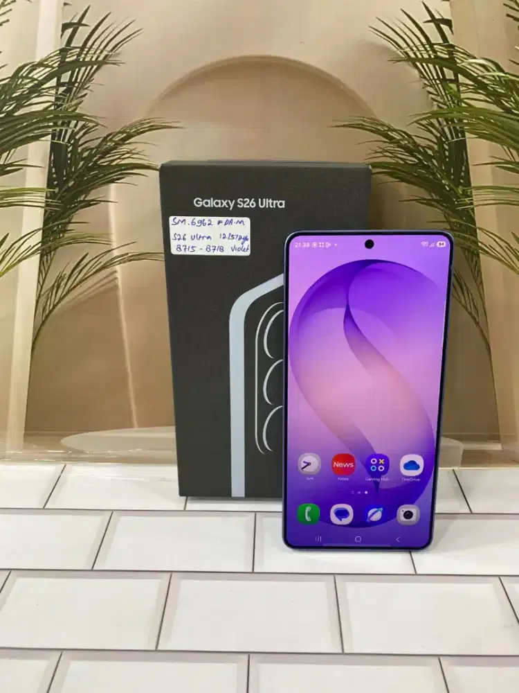 Samsung Galaxy S26 Ultra 12/512gb warna violet second