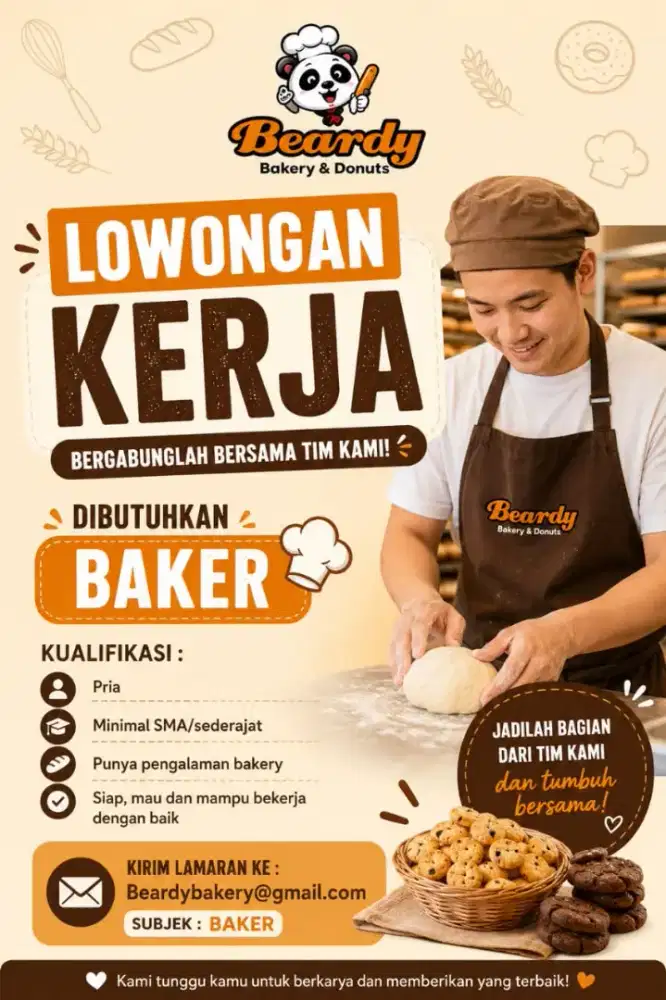 LOWONGAN KERJA  BEARDY