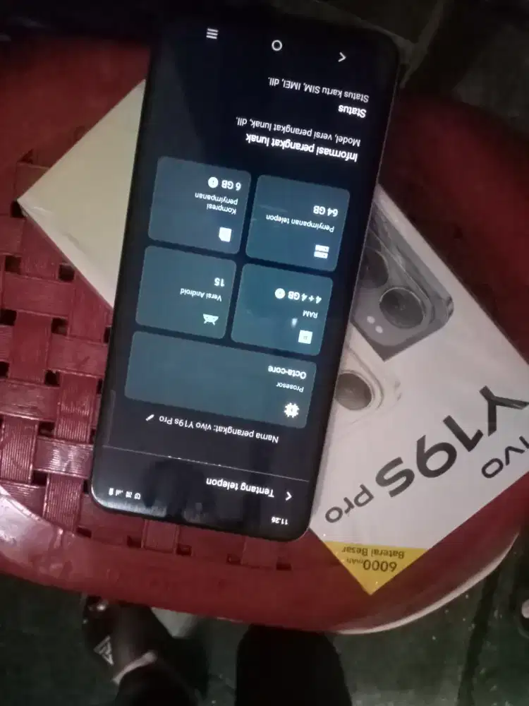 Jual hape Vivo y19s pro