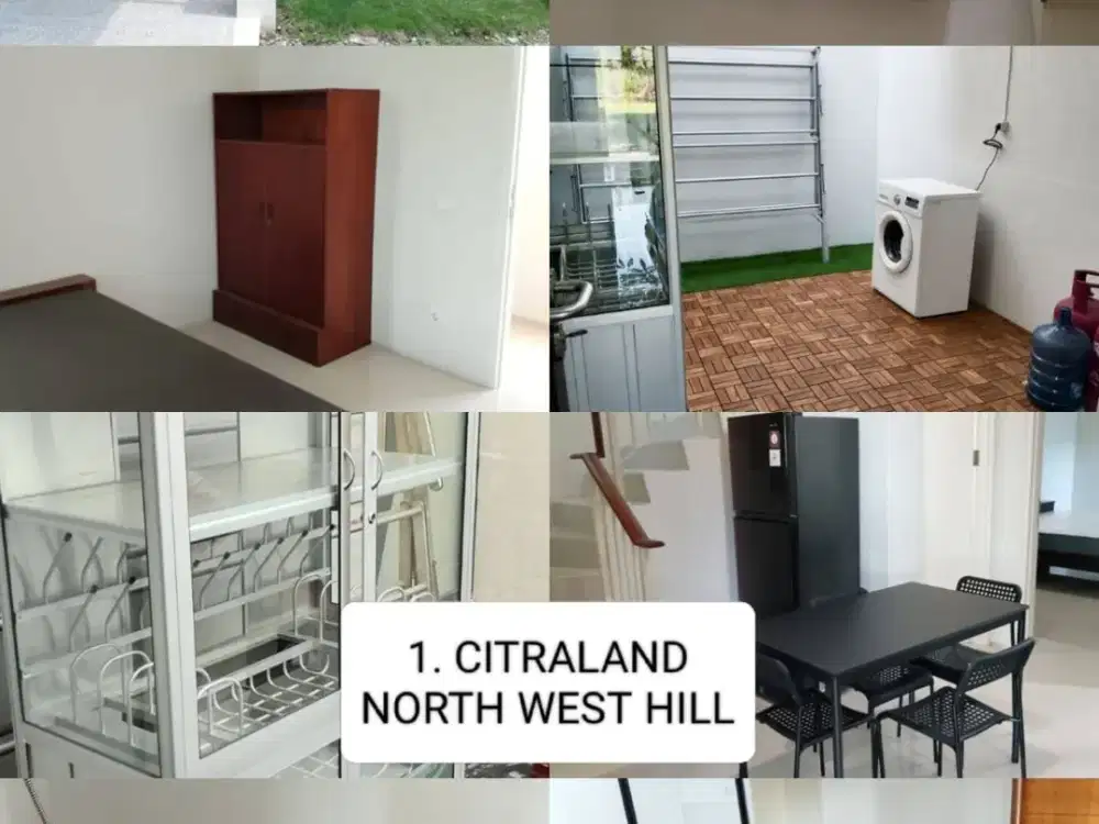 Rumah 2 Lantai North West Hill, Citraland Utara