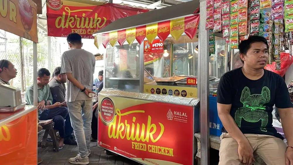 Take over ayam fried chicken d'kriuk