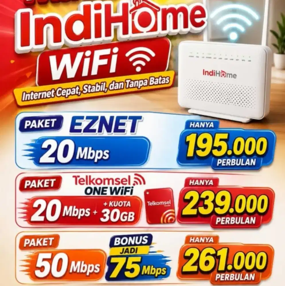 indihome/Indibiz/wifi id layanan khusus internet bulanan murah