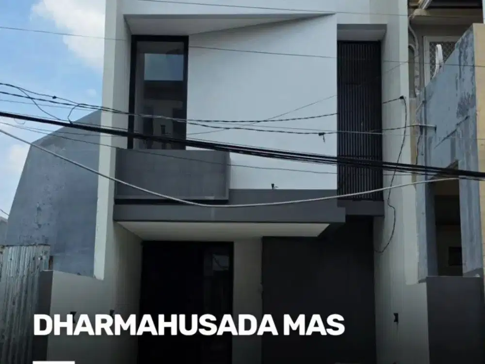 Rumah Dharmahusada Mas NEW MINIMALIS carport 2, row 4 mobil