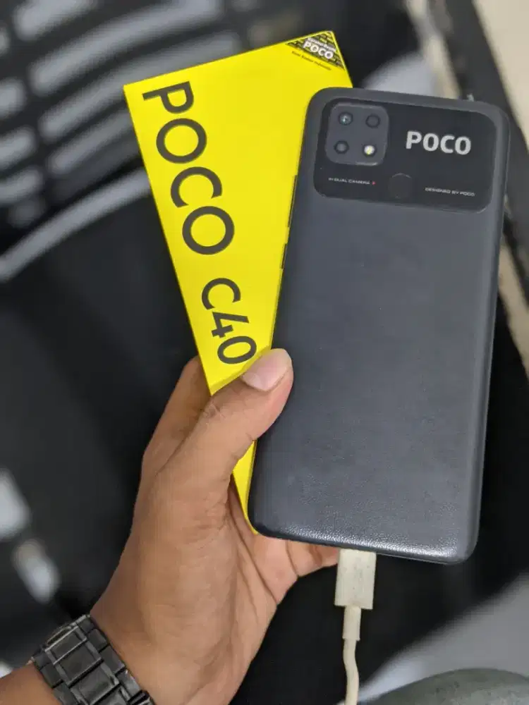 Poco C40 Ram 4/64GB lengkap Terima Tukar tambah