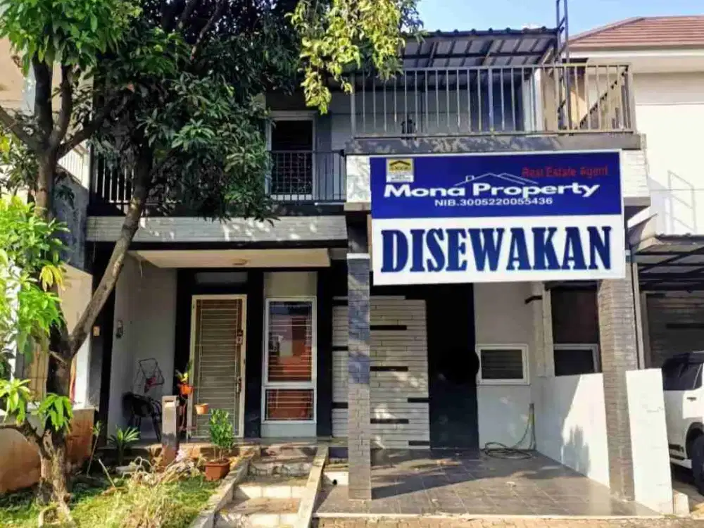 Disewakan rumah semi furnish kota wisata cibubur