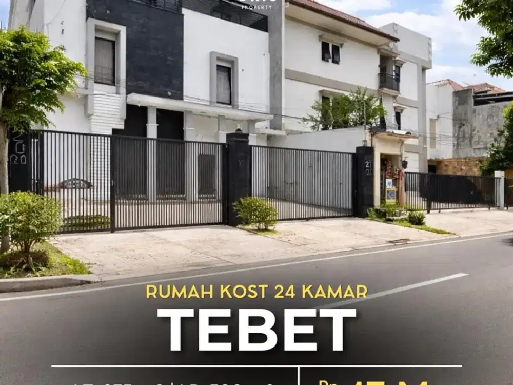 For Sale Kost 24 Kamar Komersial Area, Hadap Utara
