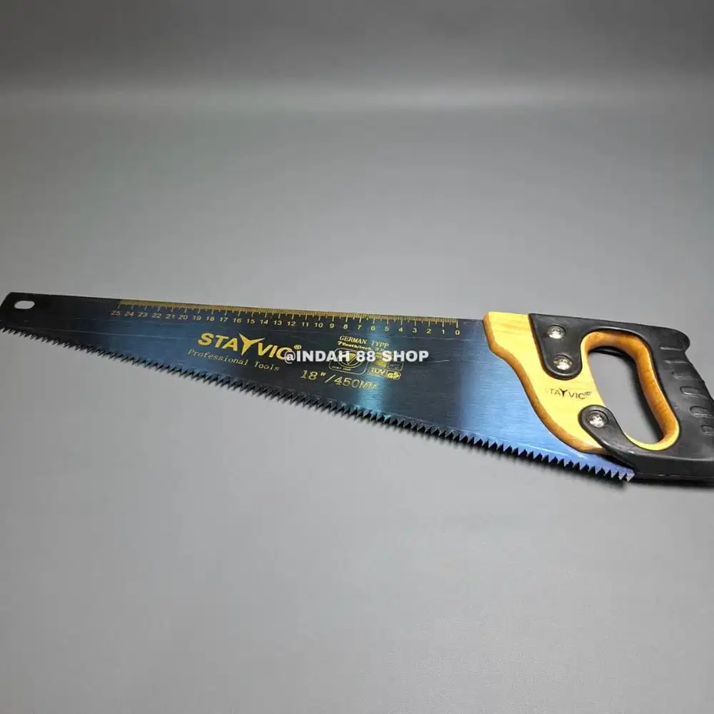 Gergaji Potong Kayu / Gergaji Tangan Gagang Karet / Graji Gorok Kayu