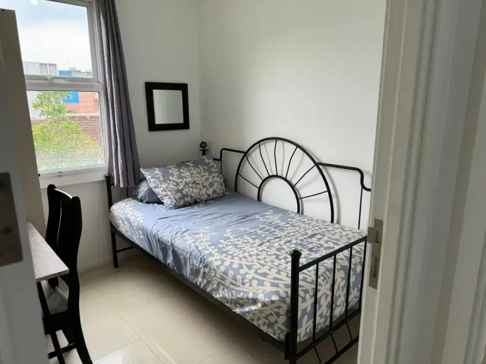 Dijual Turun Harga Apartemen Parahyangan Residence 2BR lantai 2 Dekat Kampus