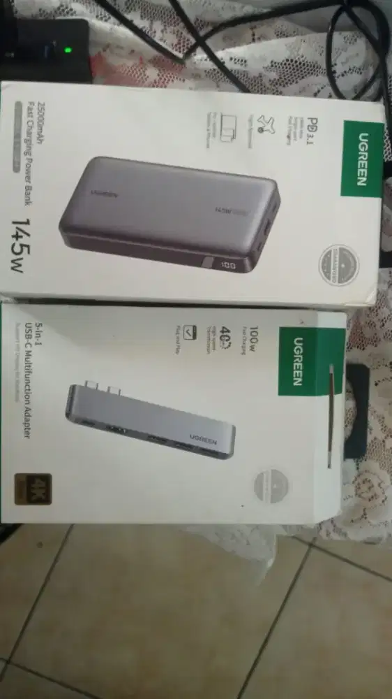 UGREEN Powerbank 25.000Mah Fast Charging 145watt