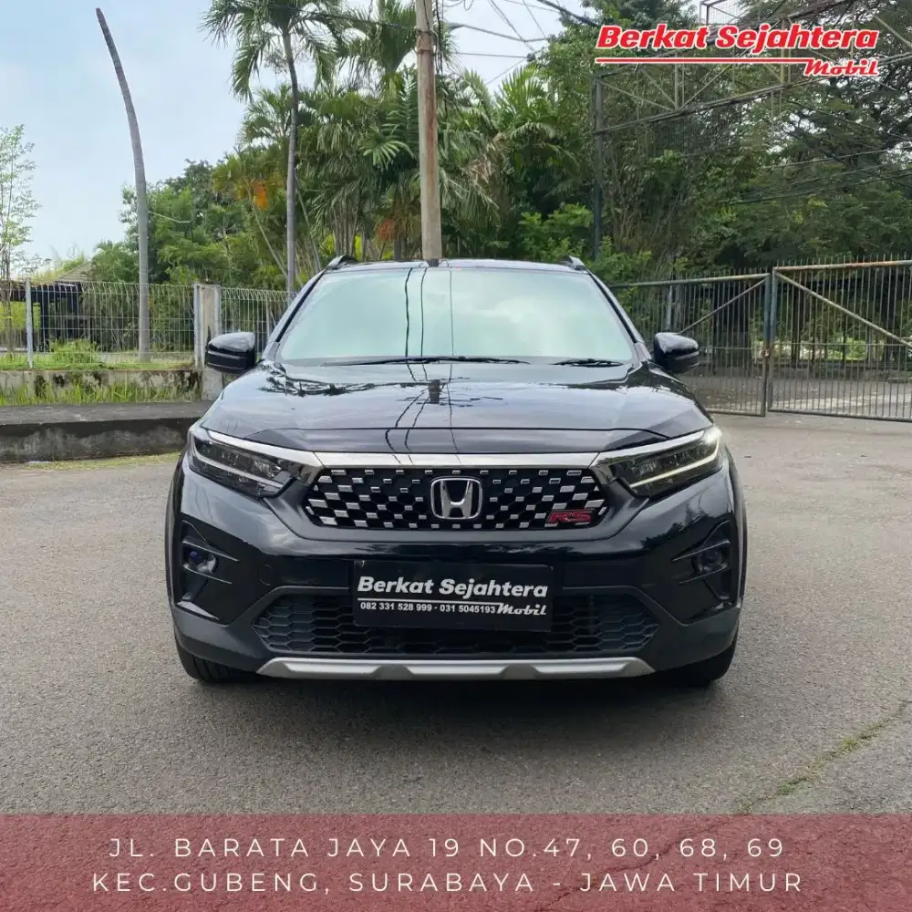 Km 30rban Tdp 35 honda WRV RS 1.5 AT hitam 2023 full orisinil surabaya