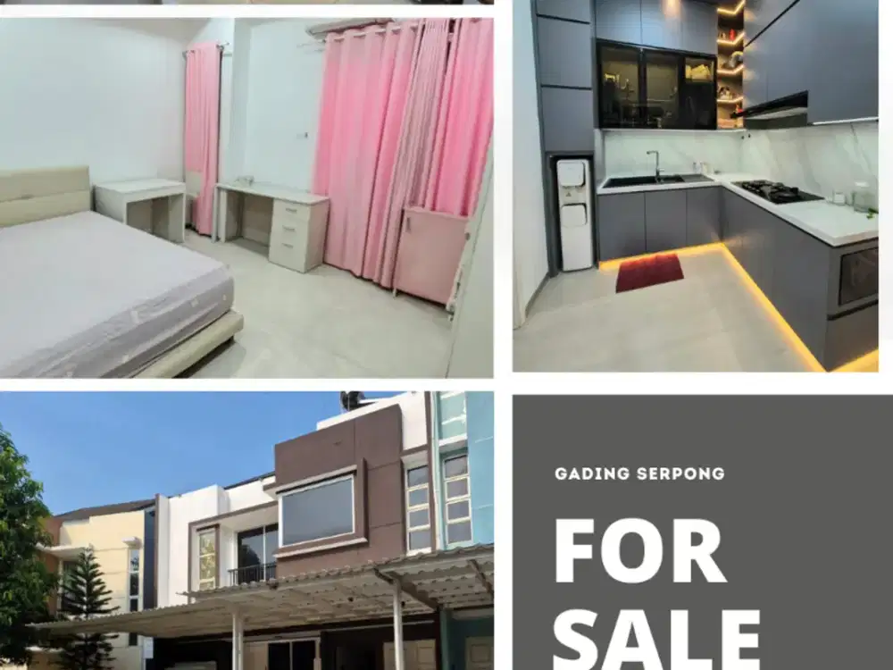 Dijual Rumah  Canary - Springs Gading Serpong Sudah direnov  Full granit