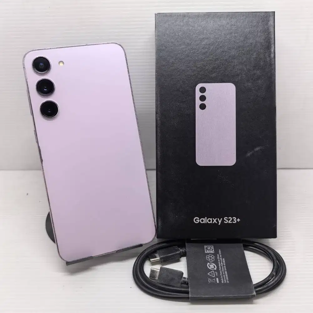 LENGKAP SAMSUNG GALAXY S23 PLUS 5G 8/256 LAVENDER RESMI  SEIN