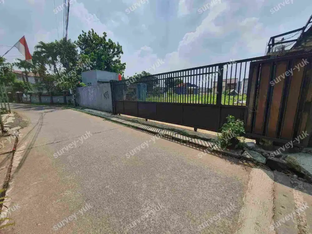 Tanah 516 m2 SHM pinggir Jalan  Strategis bebas banjir