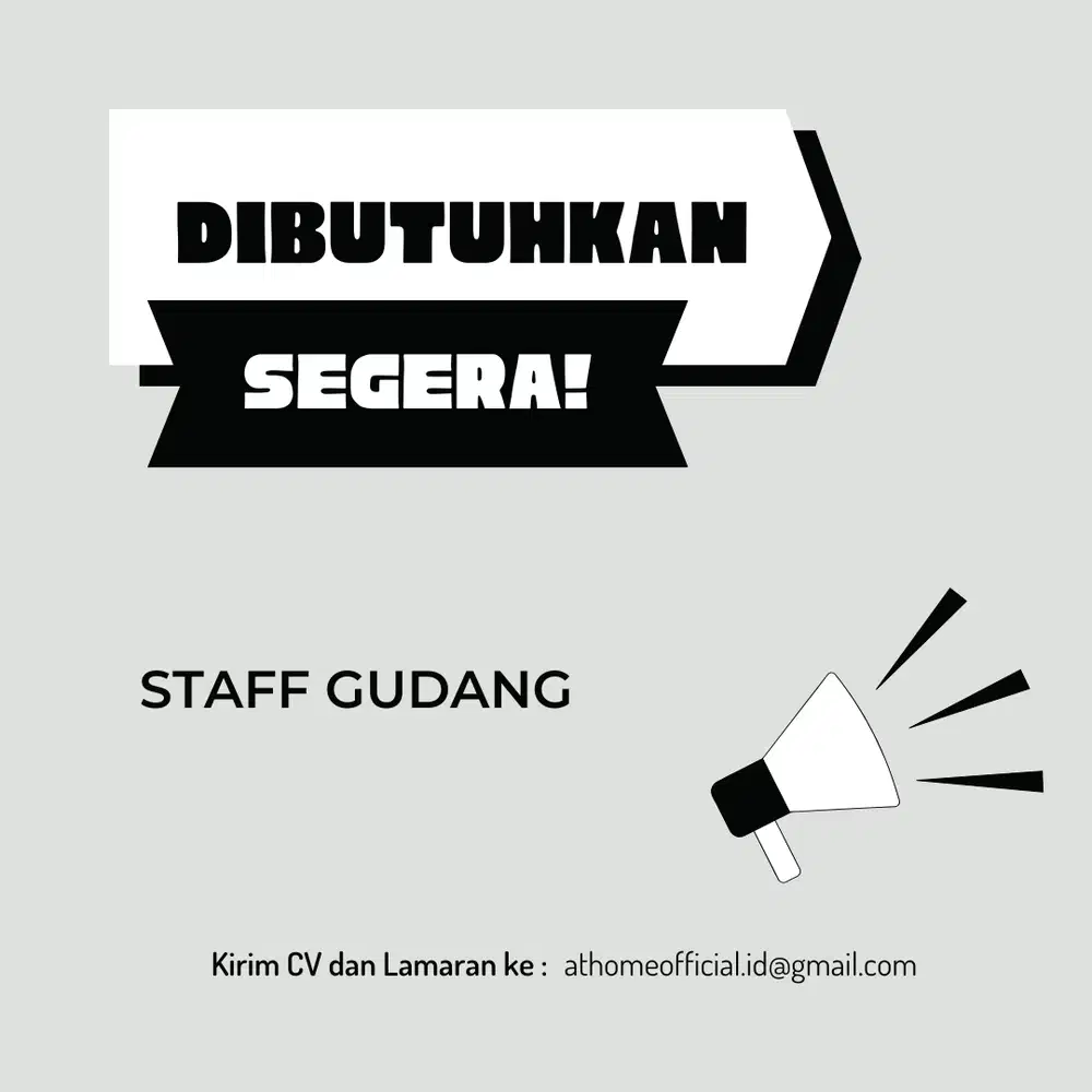 Lowongan Kerja untuk Staff Gudang