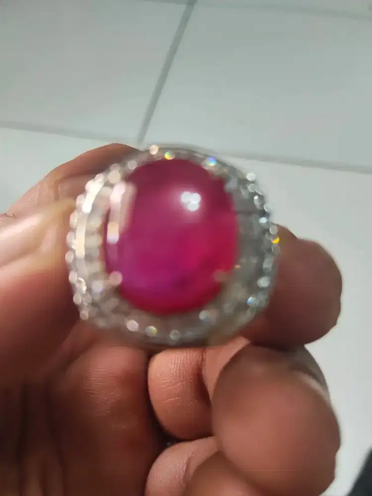 Jual Batu permata Rubi  kristal