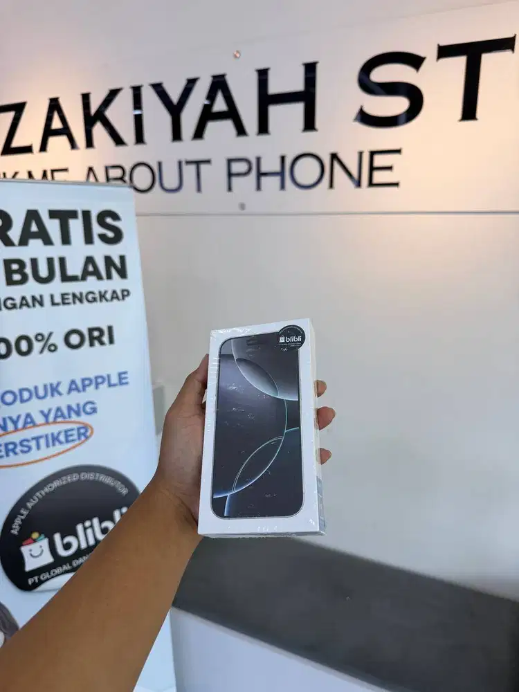 IPHONE 16PRO/512 RESMI NEW PROMO FREE ADAPTOR!!