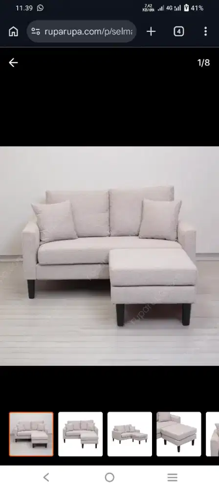 PROMO!! SELMA TAVOR SOFA 'L'