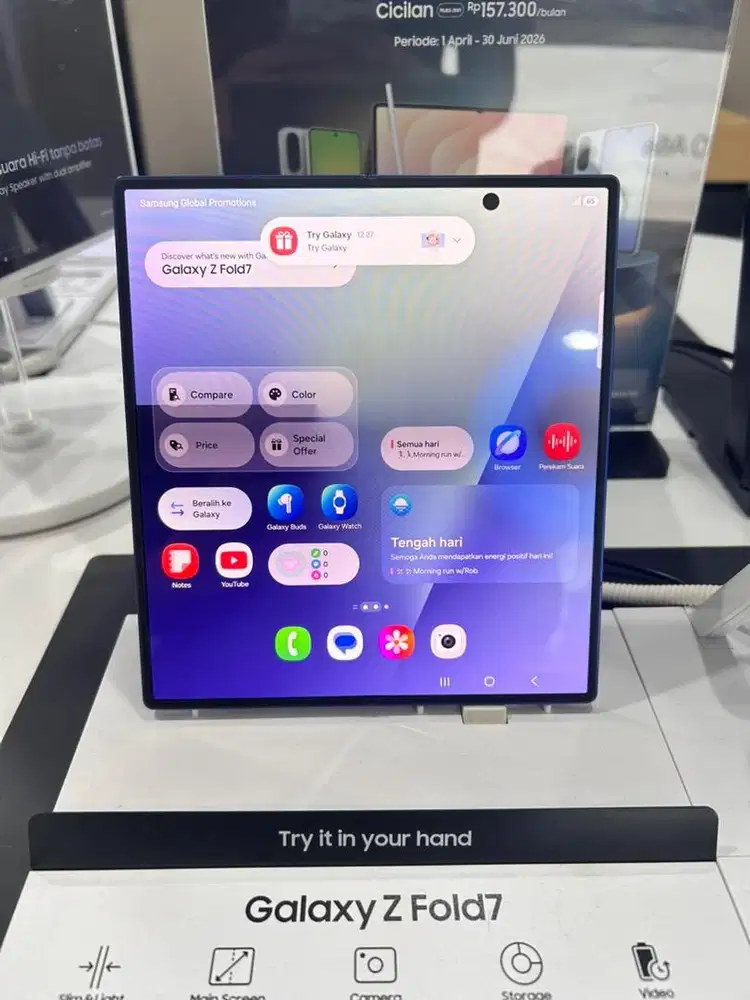 Cicilan credit HP Samsung GALAXY Z FOLD 7 Mulai dari 0%