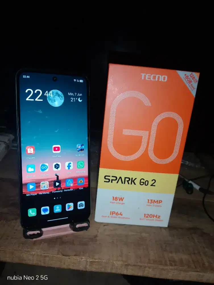 Tecno Spark Go 2 4+4gb/128gb Os 15 120hz Fullset ori