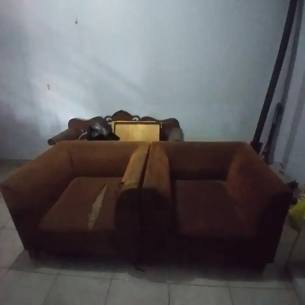 Kursi Sofa bekas 2 buah