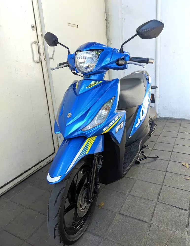 Suzuki Address 2015 Blue Restorasi Europe Look