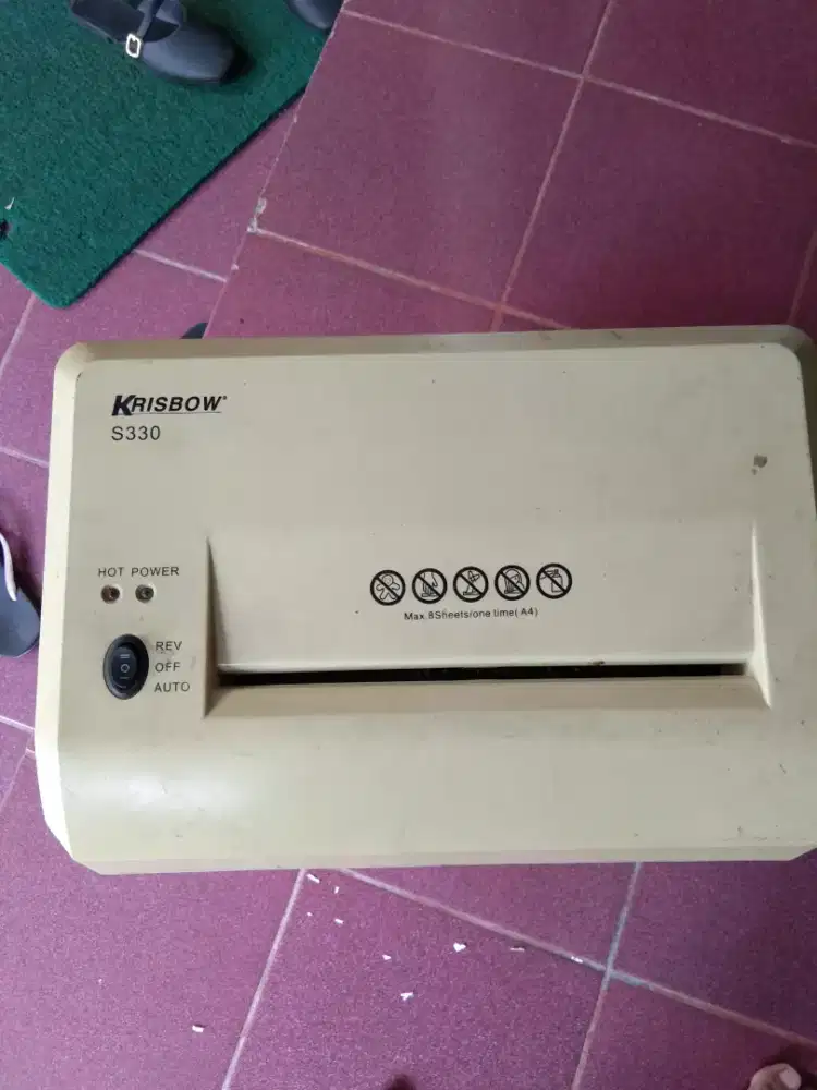 Mesin shredder S-330 bekas