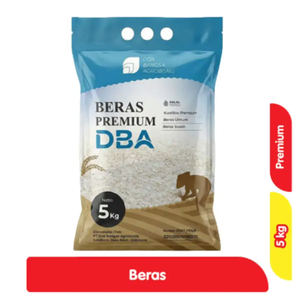 Beras Pulen Premium DBA 5kg