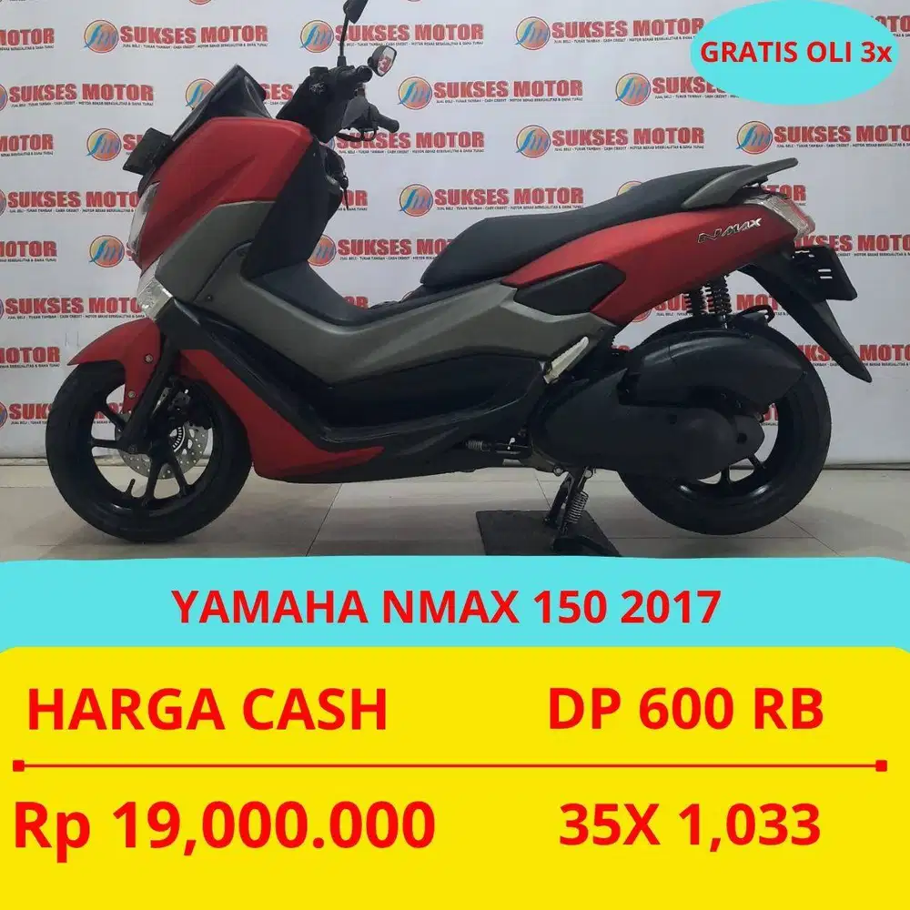 YAMAHA NMAX 150 2017 DP MURAH 600 RIBU GUYS