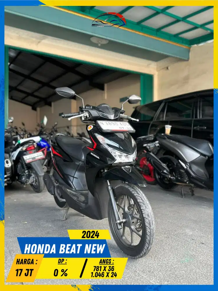 HONDA BEAT NEW 2024 BEKAS RASA BARU BOSSKU HIKMAH MOTOR KEPUH MALANG