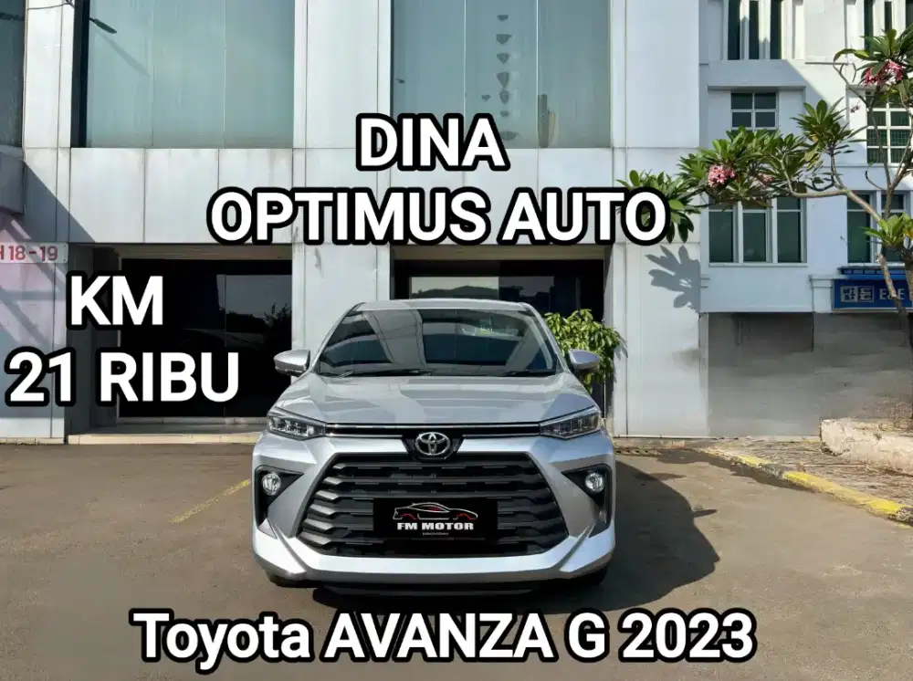 Toyota Avanza G 1.5 AT 2023, Km Low, Pajak Panjang